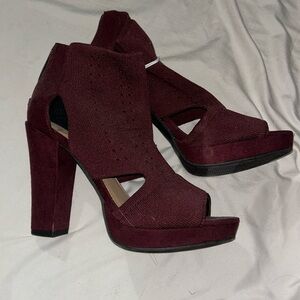 Maroon heels